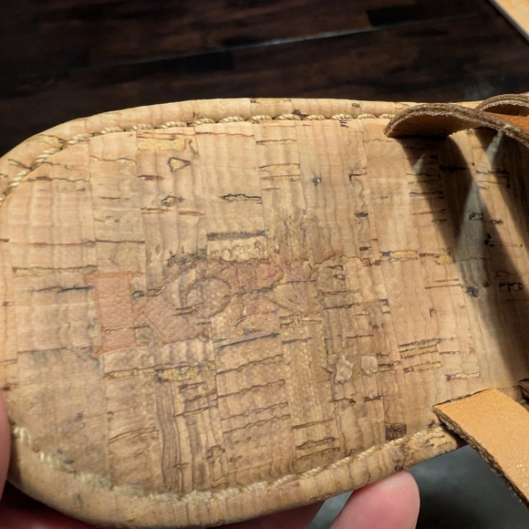 Korks By Kork-ease Brown Strappy Sandals, Women's 9 - Picture 2 of 4